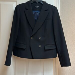 EUC JCrew cropped double breasted 4way stretch blazer.  Sz 12